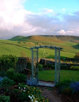 Gorgeous view of the Peak District National Park from our garden
