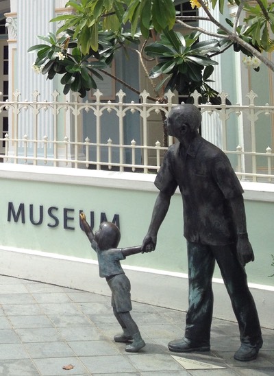 Outside the Paranakan Museum, Singapore