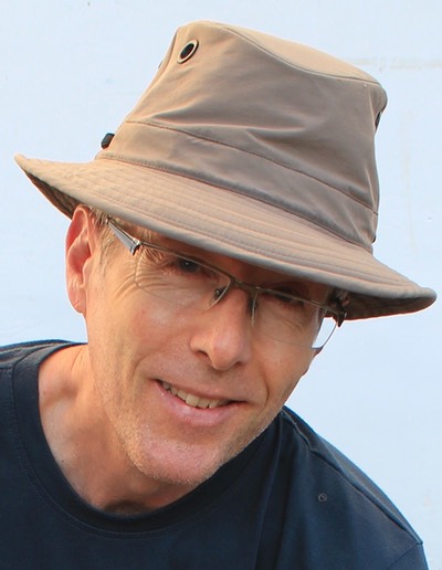 Pete Brown with Indiana Jones hat
